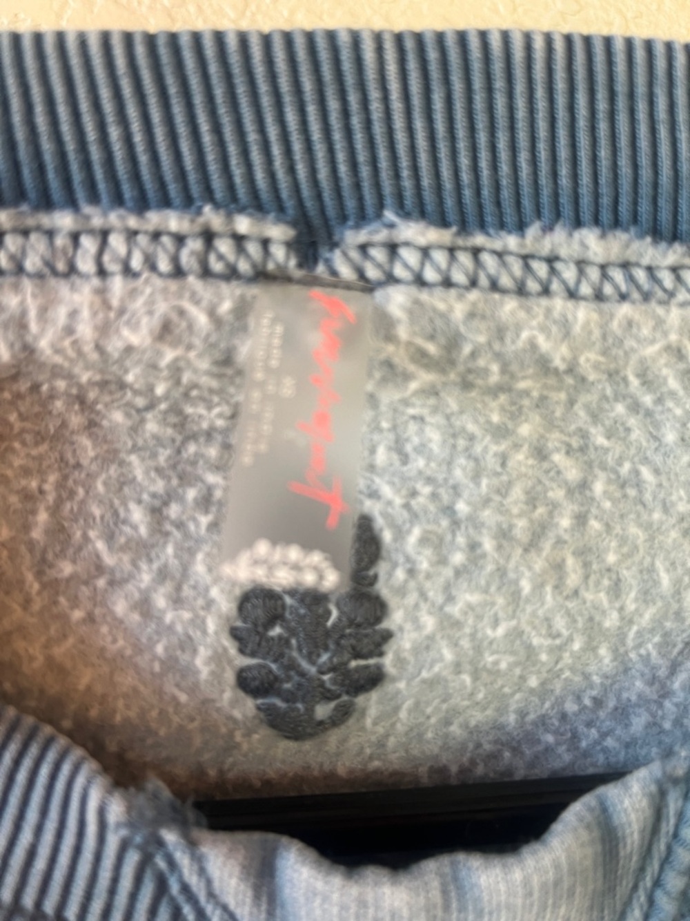 Free People Movement Blue Sweatshirt size XS - Picture 3 of 11